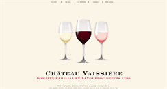 Desktop Screenshot of chateauvaissiere.fr